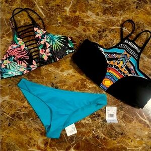 NWT RVCA/RipCurl bundle